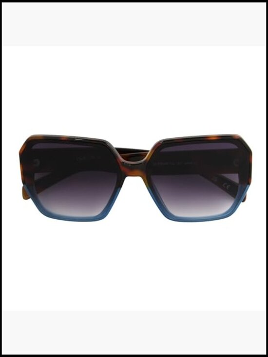 Limited Edition Geo Square Sunglasses with Smoke-Tinted Lenses main image 4